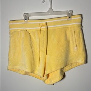 JoyLab Yellow Terry Drawstring Athletic Shorts